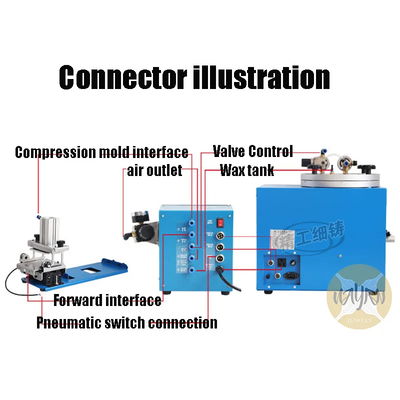 2021 Newest Advanced Jewelry Tools Wax Injection Machine Digital Vacuum
