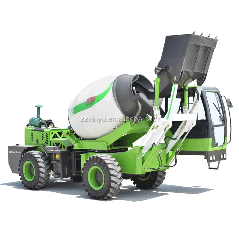 3.5 cubic meters mobile portable self loading cement Concrete Mixer truck Cement Concrete Mixer Pump construction machinery