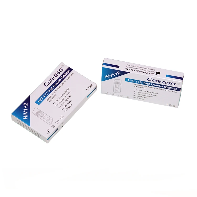 Medical High Accuracy Oral Fluid Hiv 1/2 Antibody Diagnostic Test Kit Saliva Hiv Rapid Test Kits