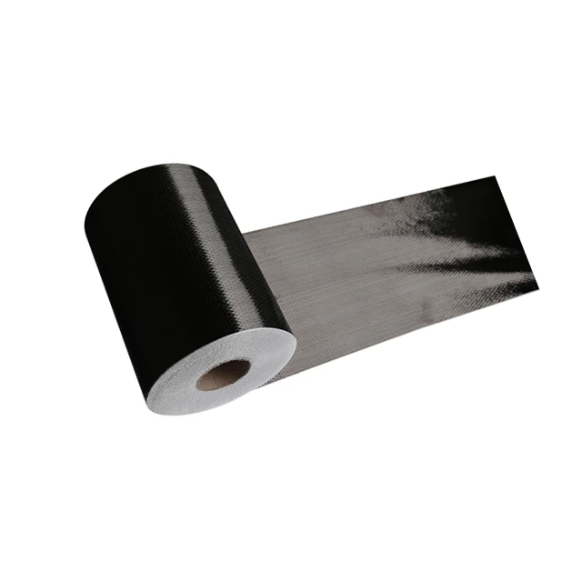 SHB-A501 carbon fiber cloth 12k 200g black woven fiber cloth industrial carbon fiber building reinforcement fabric