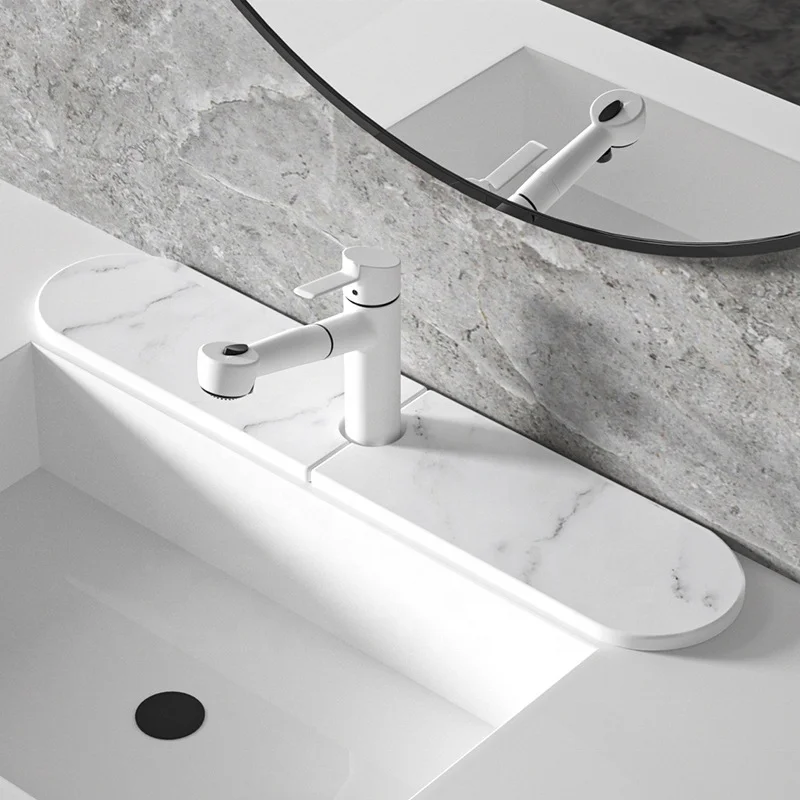 Customizable Kitchen Faucet Splash Guard Fast-Drying Hygienic Made from Eco-Friendly Diatomaceous Earth Anti-Mold for Hotels
