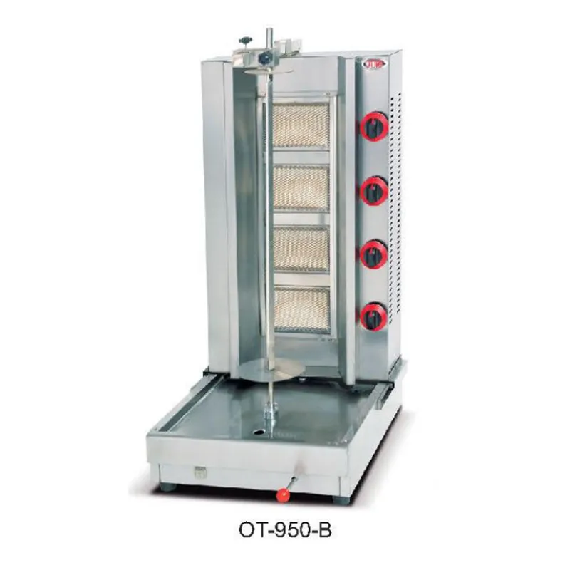 4-Burner Gas Doner Kebab Machine for Hotel & Restaurant Use (OT-950)