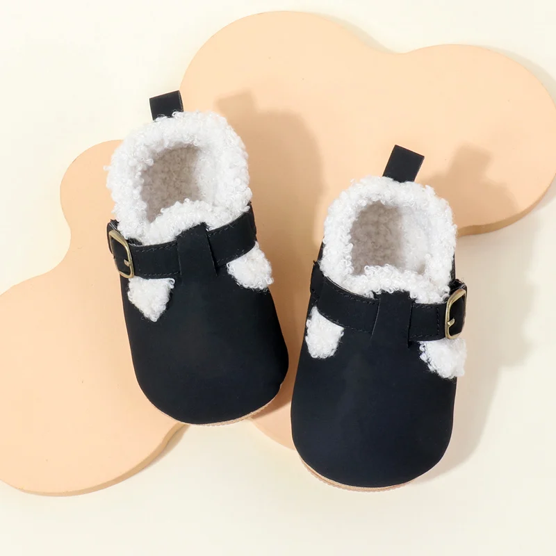 High Quality Unisex Winter Warm TPR Outsole Sneakers for Baby Toddlers Anti-Slippery Features EVA Insole Material for Boys Girls