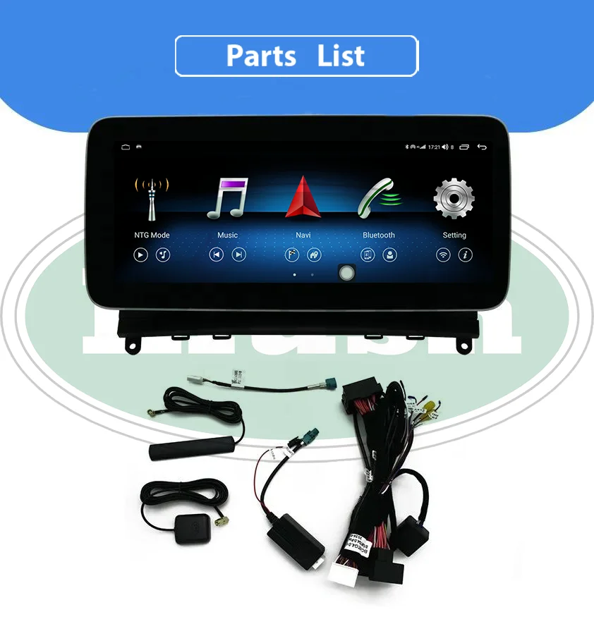 10.25 Inch Liush Upgrade Carplay GPS Navigation Multimedia For Benz C-Class W204 2008-2010 Car Radio Touch Screen With Android