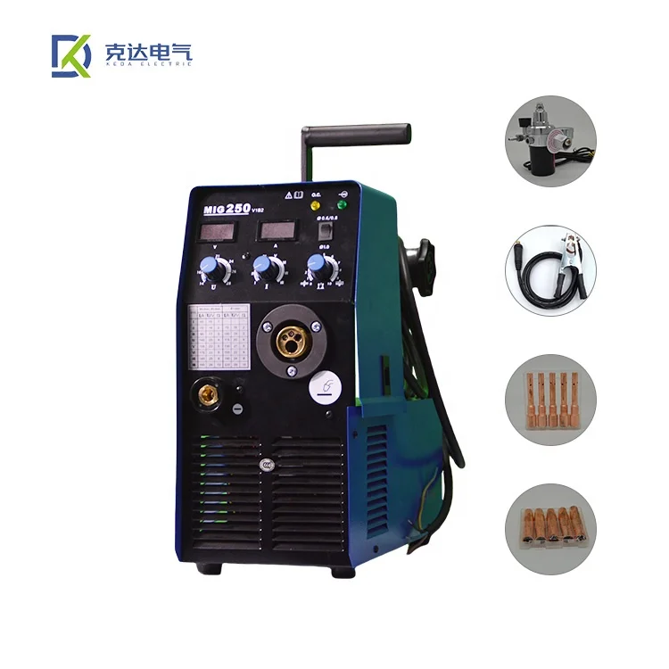 MIG-250 Industrial Grade Dual-Purpose Welder Carbon Dioxide Gas Shielded Welding Machine