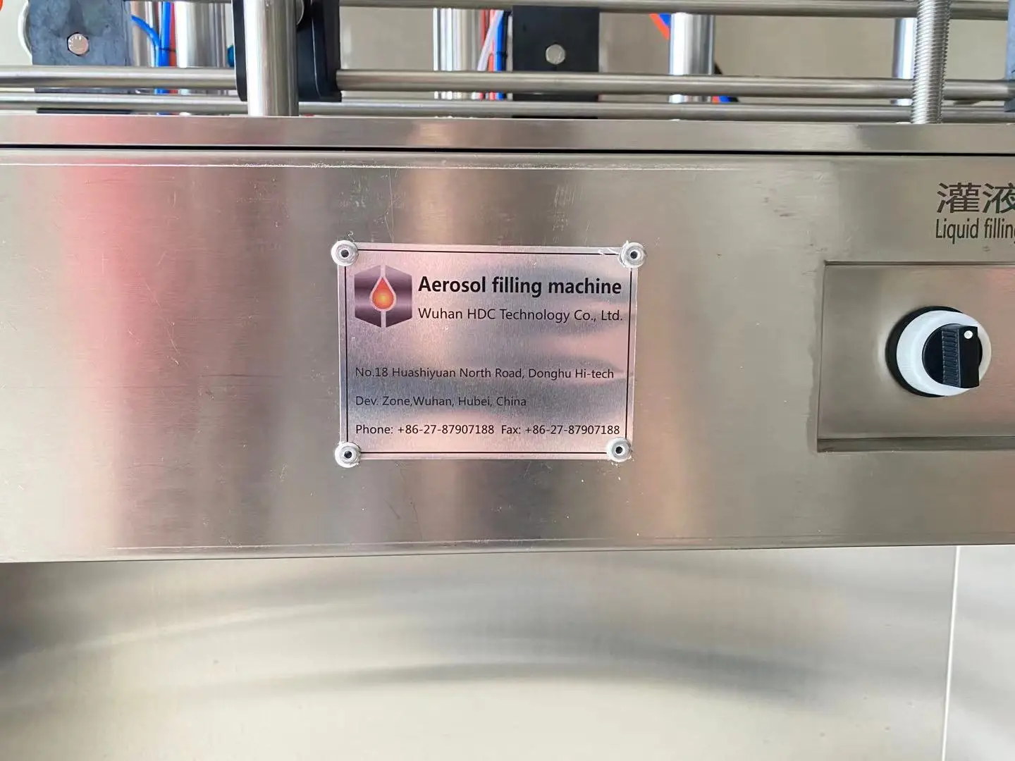 Semi-Auto 4 in 1  Aerosol  Filling Machine/(liquid filling valve correction  crimping gas filling