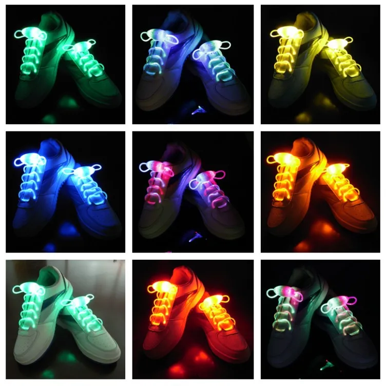 2024 LED Fashion Luminous Shoelaces Fluorescent Creative Gifts Dance Concerts Flash Jewelry Wholesale