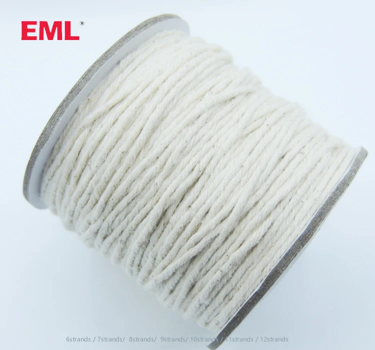 10Strands1mm Cotton Cord String for fastener tags and Packing