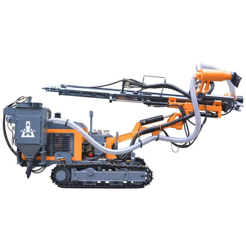 High quality 40m depth High Air Pressure DTH  and bit Ore Mining Deep Hole DTH drill rig