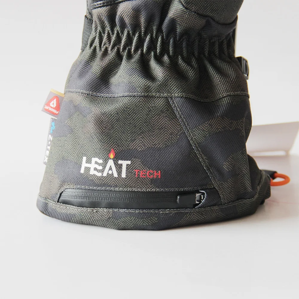 Водонепроницаемая кожаная Лыжная теплая перчатка heat touch для мужчин и