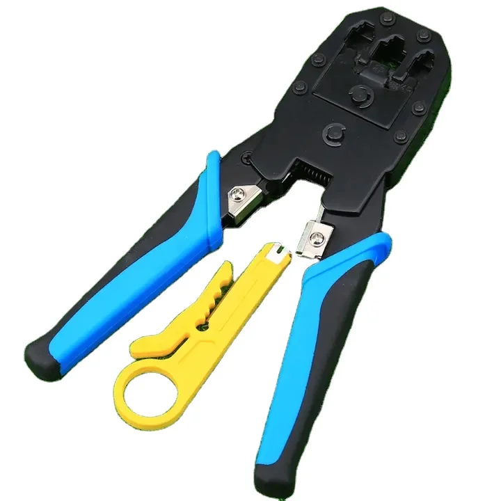 HT-315 Network Cable Stripping Pliers Crimper Cuts Strips Crimps 3 In 1 Modular Crimping Tool For RJ45 RJ11registered jack