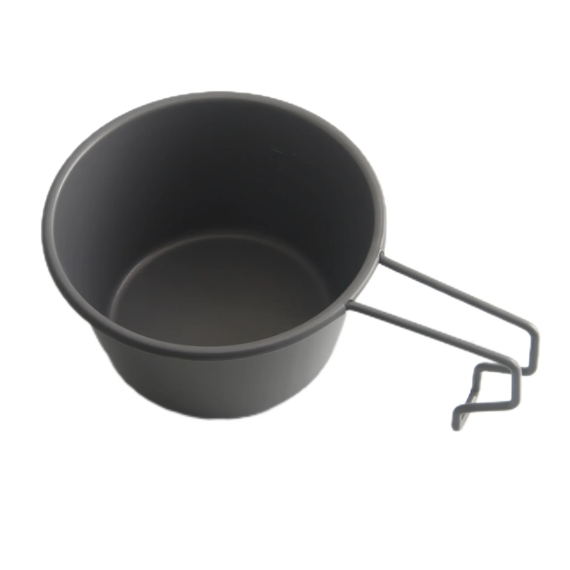 Outdoor Camping Supplies Stainless Steel Sierra Cup Portable Hiking Tableware Measuring Cup With Solid Handle