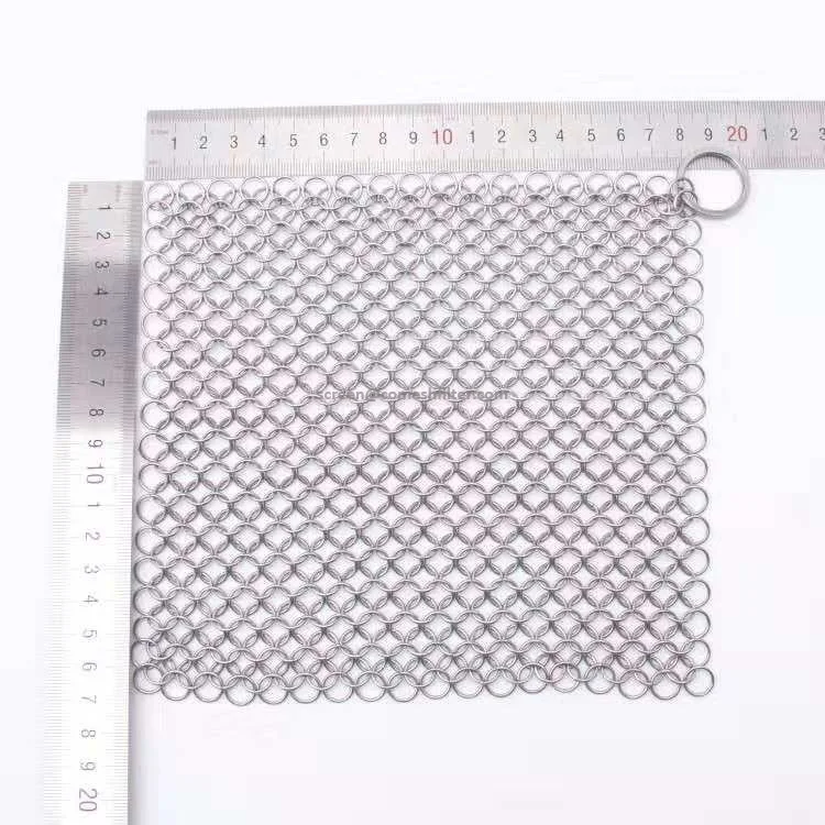 Квадратный чугунный очиститель из нержавеющей