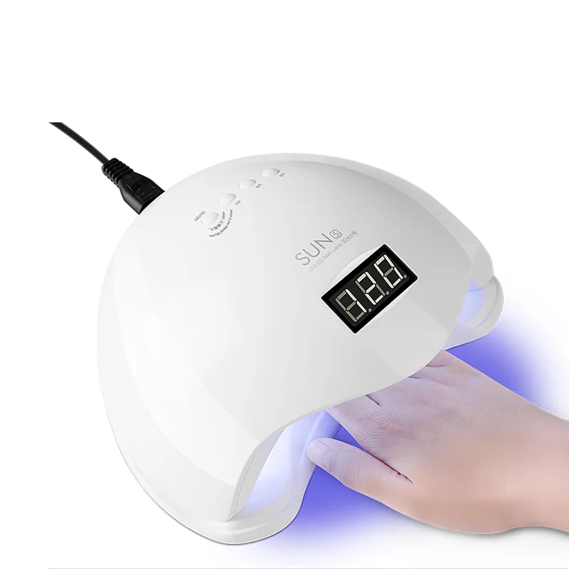 
2020 Hot Selling Best Cheapest 48 Watt Sun 5 Gel Polish Private Label Fast Dryer Custom Led UV Nail Technician Lamp Machine 