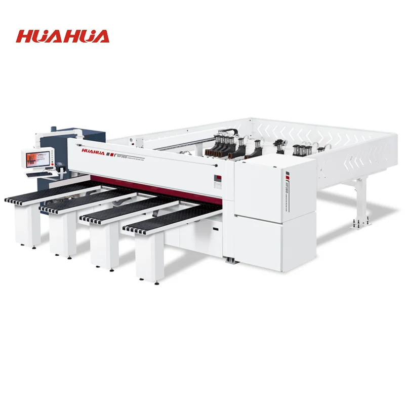 HUAHUA HP380 High speed intelligent woodworking CNC panel cutting beam saw