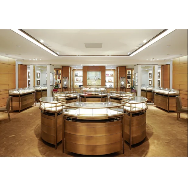 Высокий глянцевый модный оптовая продажа витрина для ювелирных изделий магазинная мебель дизайнерский прилавок ювелирного шкафа торгового центра