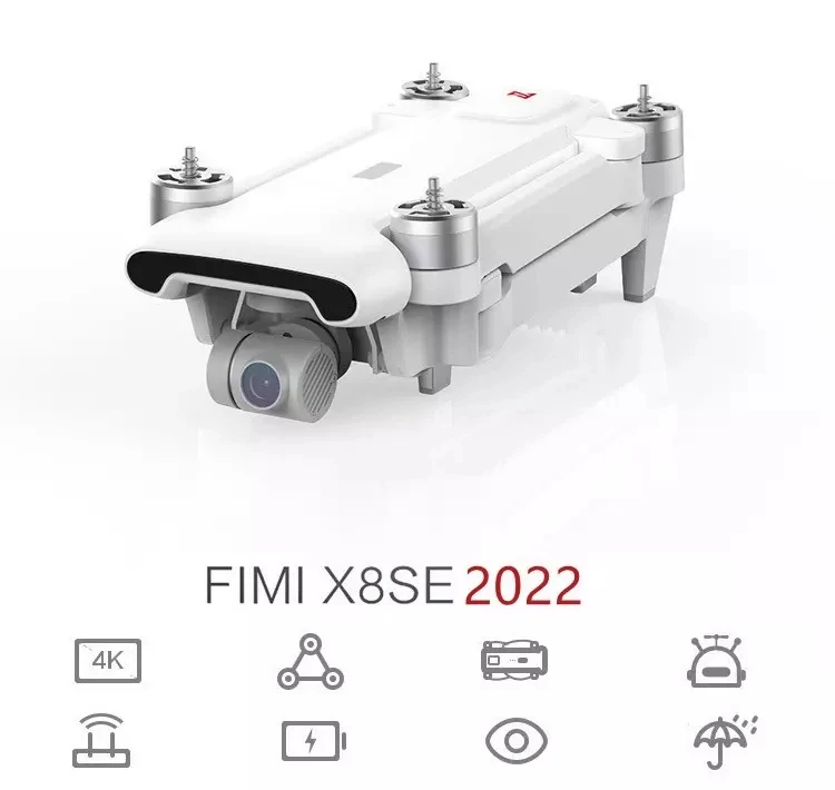 FIMI X8 SE 2022 Professional Foldable Brushless Quadcopter GPS 5G WiFi 3 Axis Gimbal 10KM FIMI X8 SE V2 Drone With 4K HD Camera