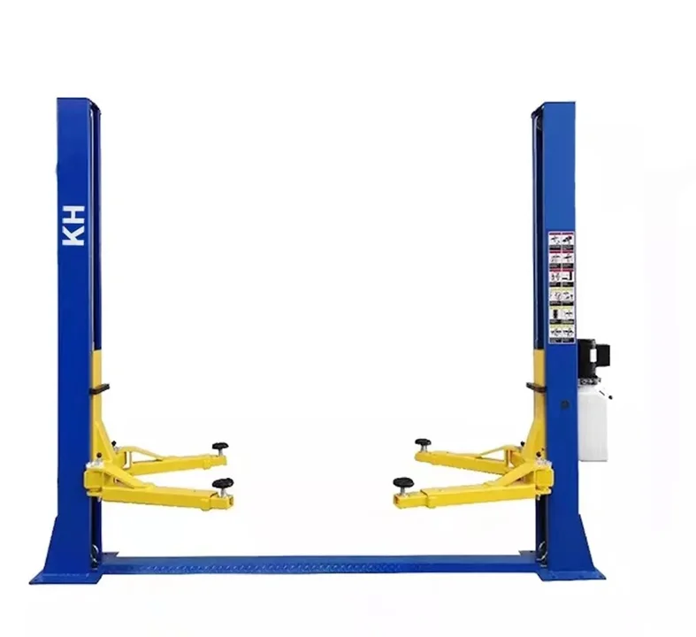 10000lbs Work shop Safety HydraulicTwo post car lift 4000kg capacity Floorplate 2 post car lift