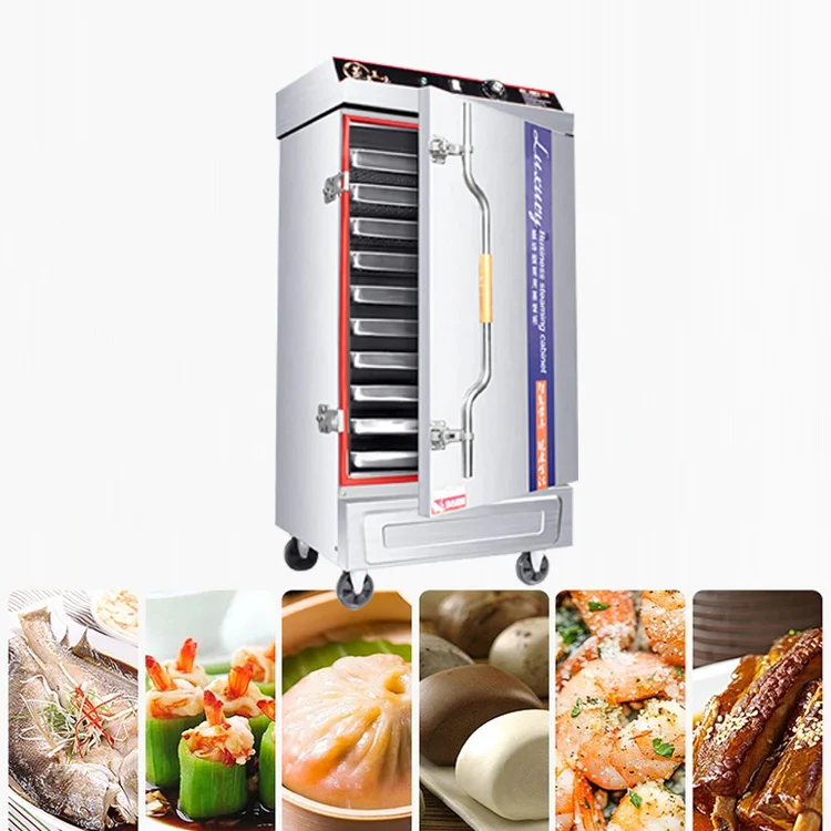 RUITAI Commercial Bun Steamer Industrial  Rice Steamer Machine Electric Induction Dim Sum Steamer Machine