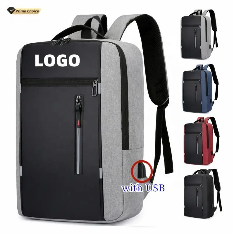 Custom Laptop Backpack Computer Charging Backpacks Travelling Laptop Backpack With USB Charging port