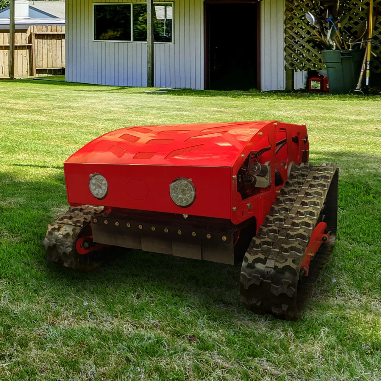 Upgrade the cheap factory remote control ramp electric radio controlled garden intelligent robotic lawn mower