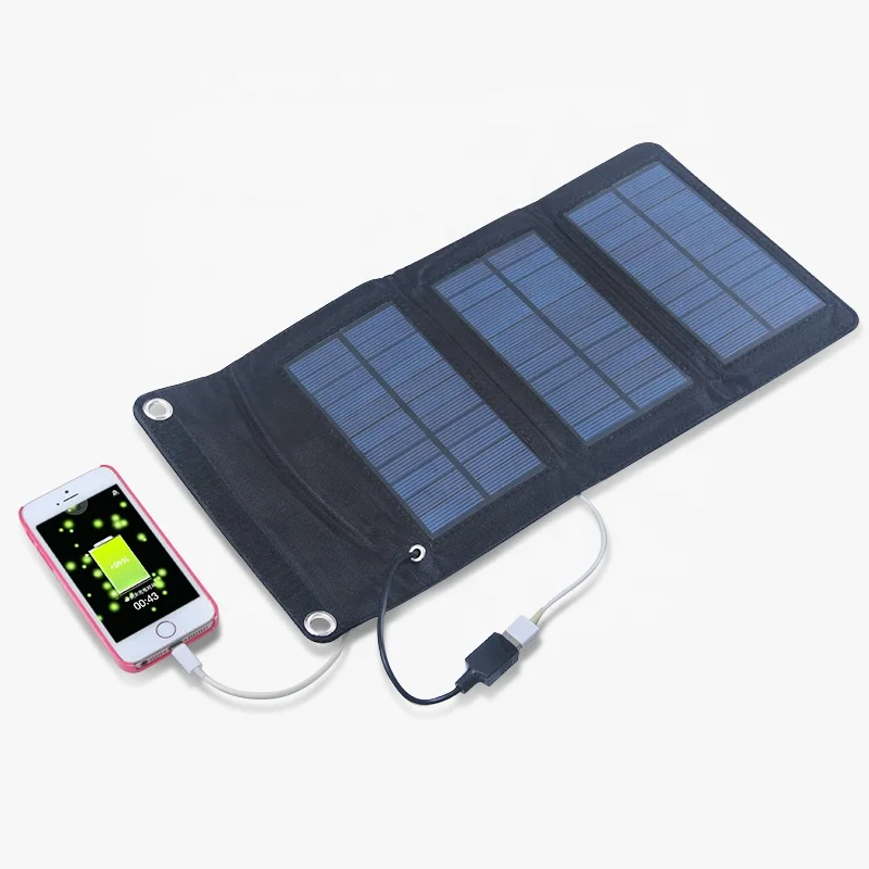 
portable solar panel charger 5W solar charger for mobile phone 