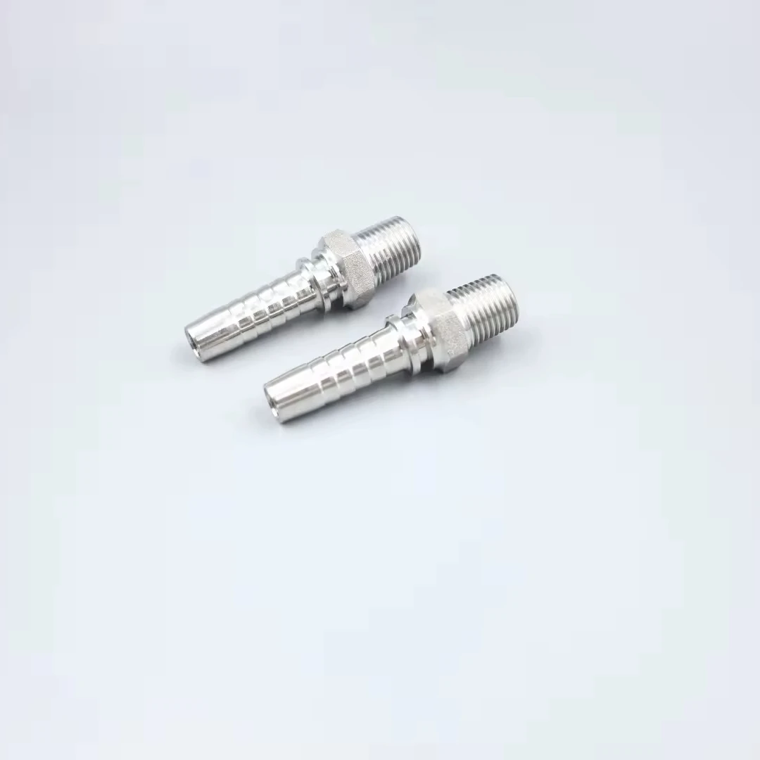 British taper pipe thread BSPT external thread 13011 series  stainless steel Cleaning machine hose connector