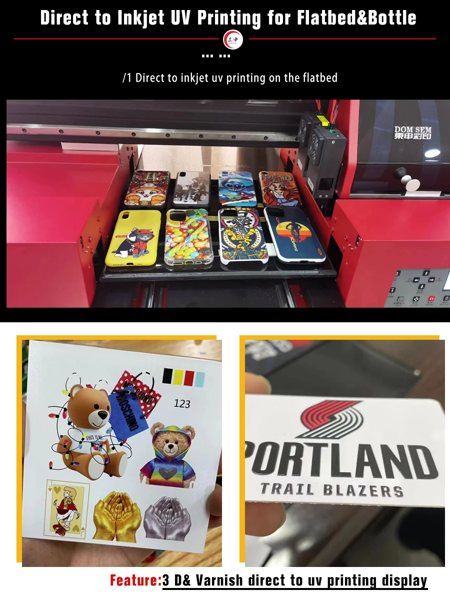 High Quality 2023 new uv dtf a3+ digital printer with dual xp600 printhead gloss water based varnish selective printing machine