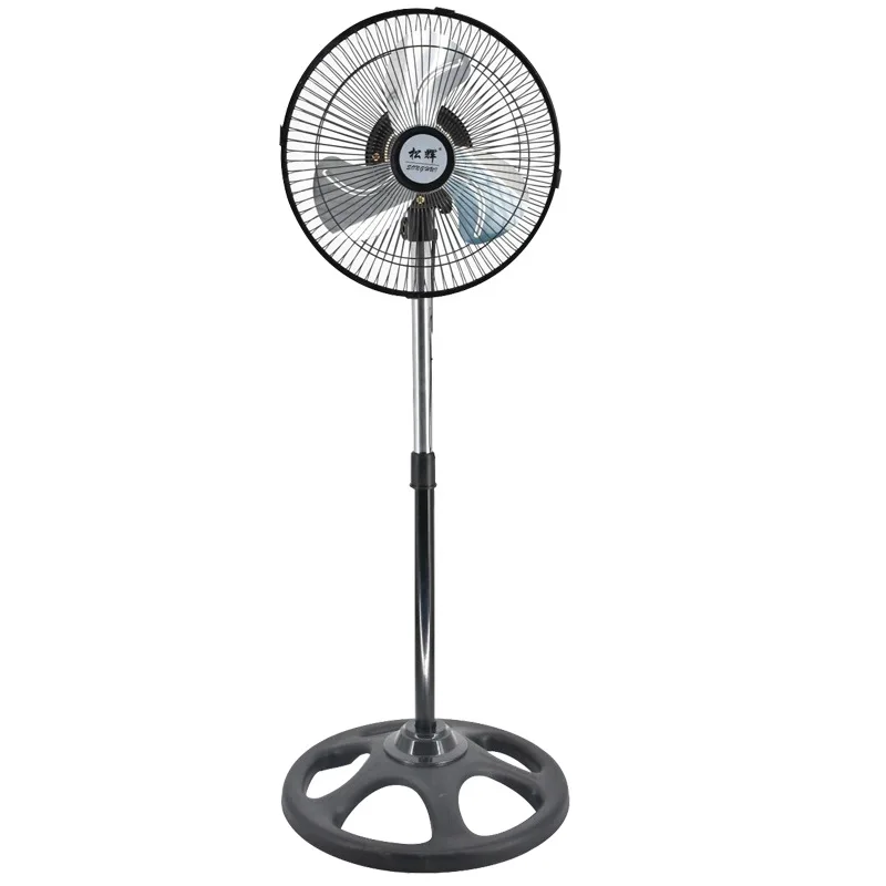 home fan 18 Inch 2 In 1 Industrial Stand Fan 3 Metal Blades Strong Wind Stand Fan 4 Hole Round Base 18 Inch 2 In 1 Industrial