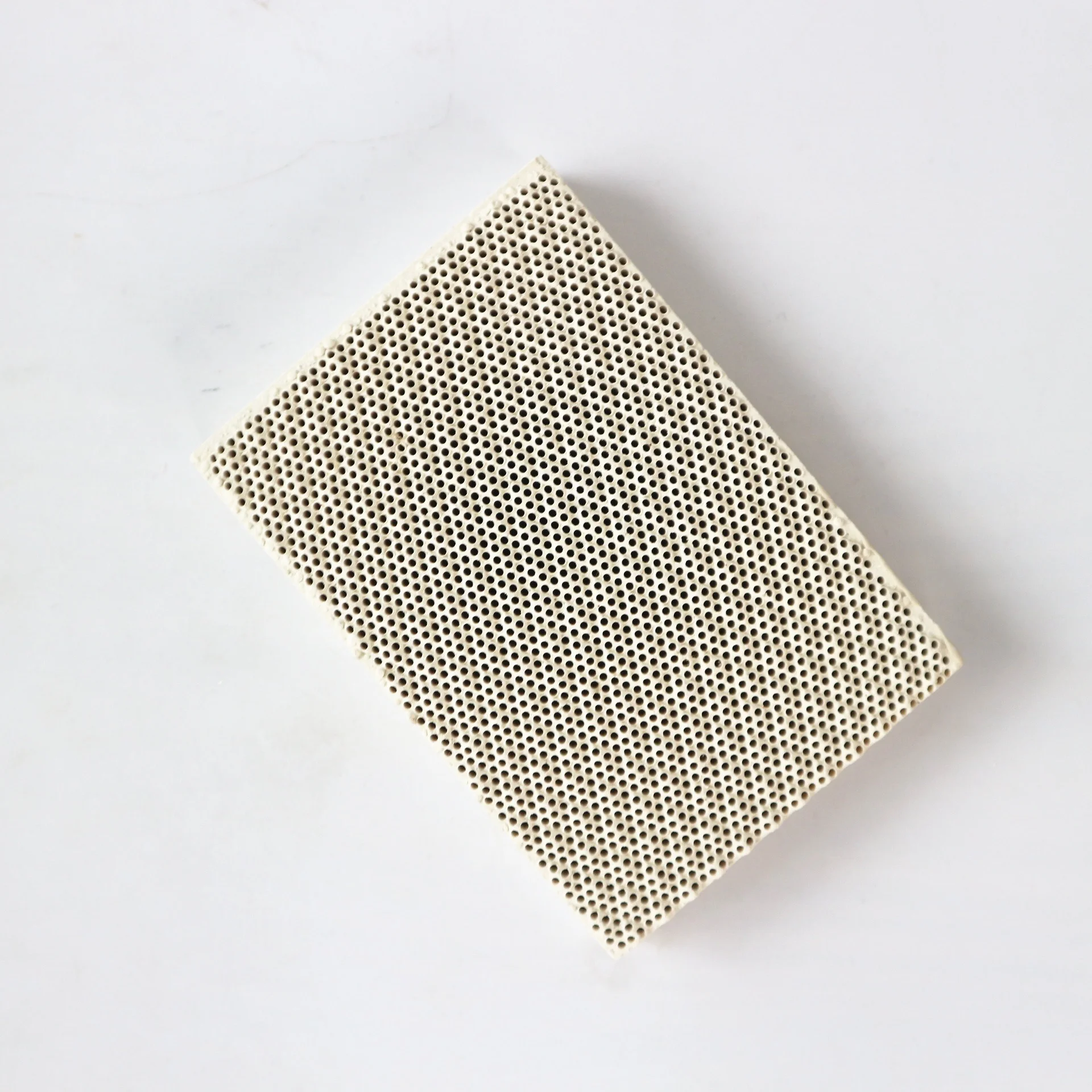 custom Large size far infrared honeycomb ceramic burner plate for barbecue grill ceramic plate red external ceramic