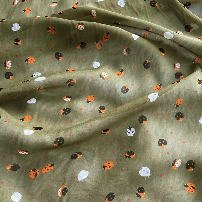 8mm\10mm\12mm silk georgette gown fabric silk georgette floral print fabric