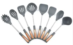 2020 new design silicone cooking set silicone kitchen utensil set Silicone kitchenware