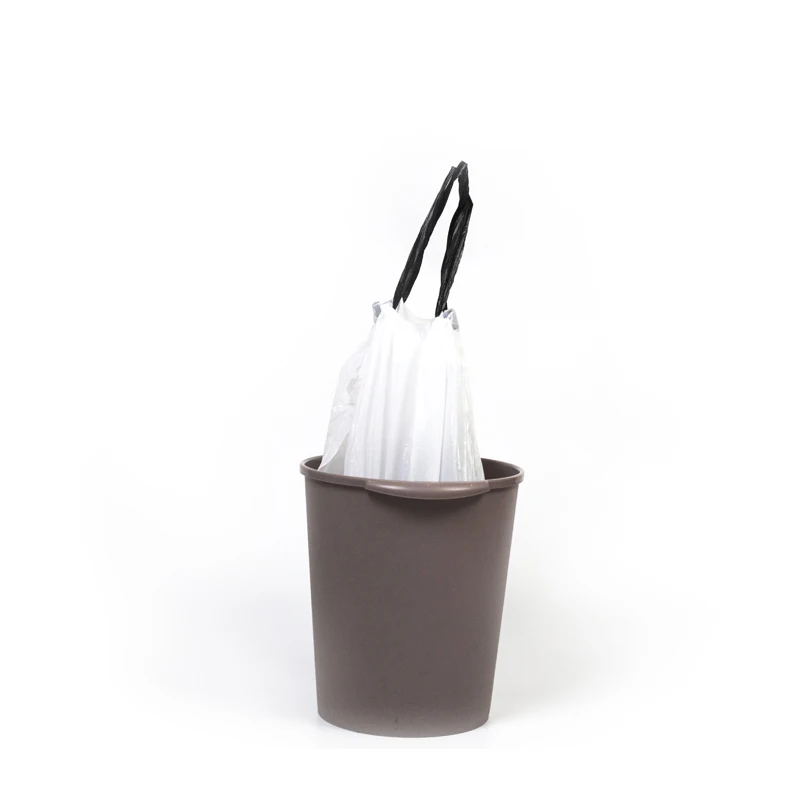 OEM Large Trash Bags With Drawstring Handle Factory Price 4 15 20 30 45 50 65 Gallon Recyclable Garbage Bag From China Supplier