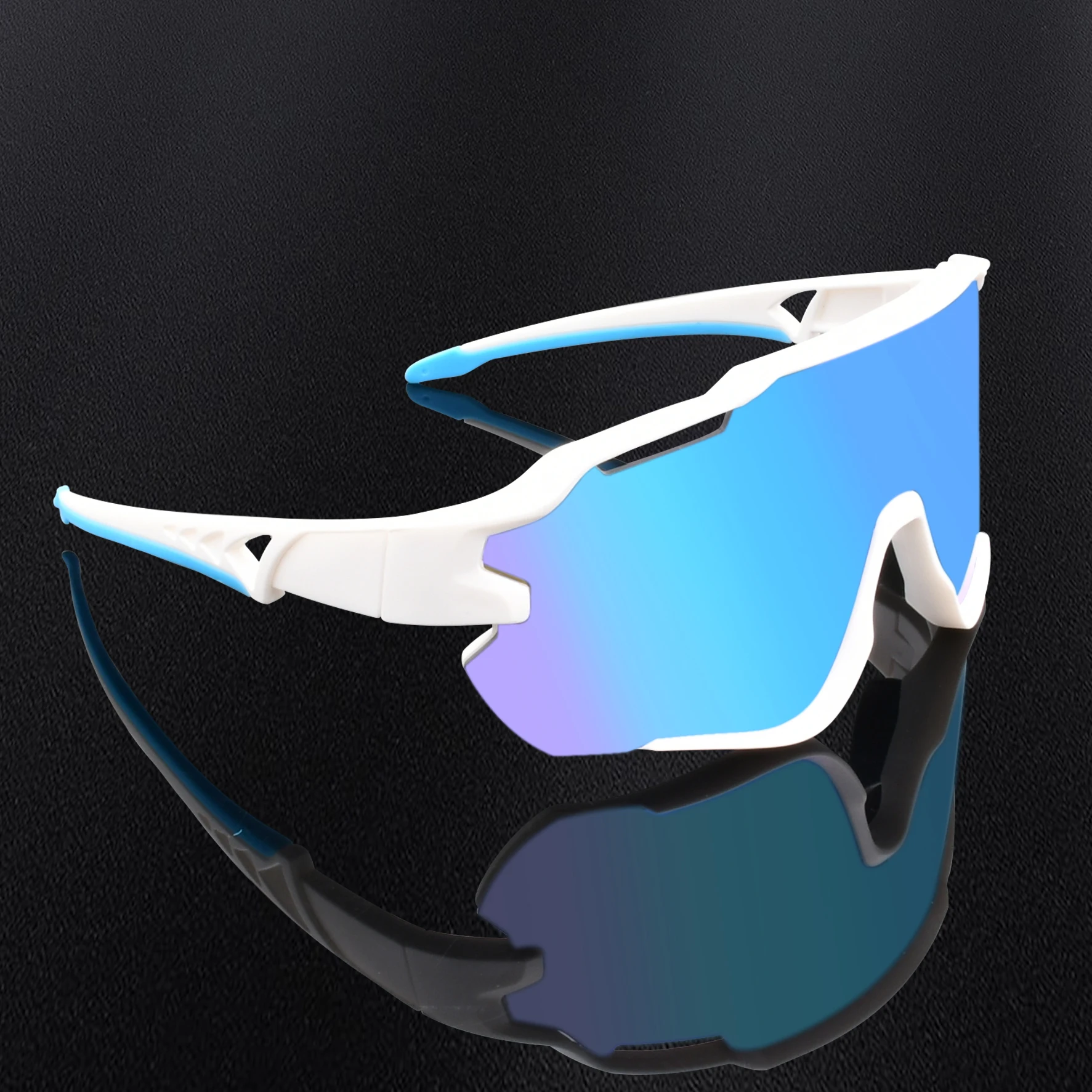 New Arrival Big Lens HD Polarized UV400 OEM 300 Adult Unisex Cycling Glasses Photochromic Sport Sunglasses