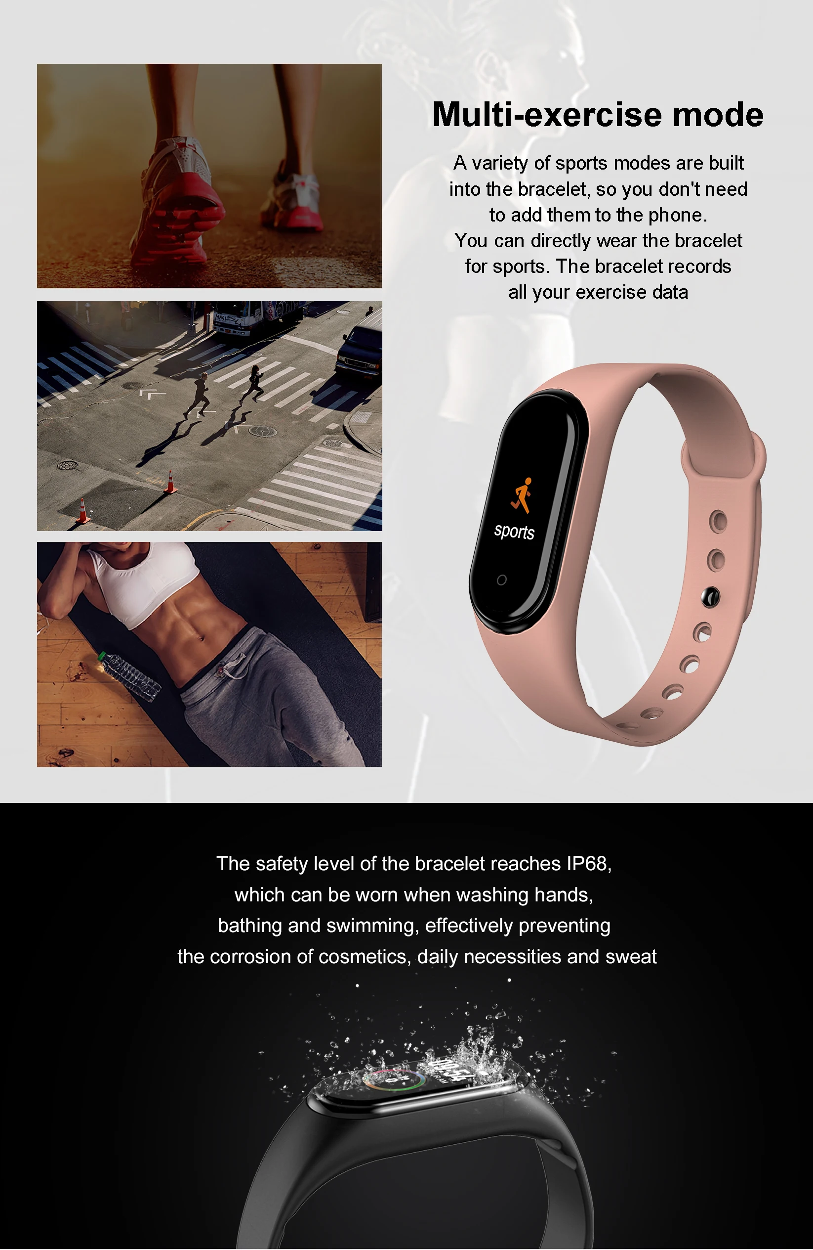
2020 m4 Sports Smart band 4 smart watch heart rate monitor bracelet fitness tracker smart watch M4 smartwatch 