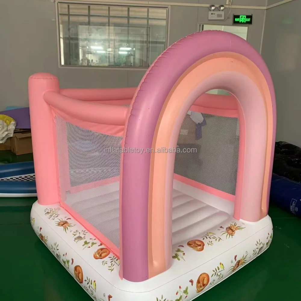 Commercial White Inflatable Bounce House for Kids Sports & Entertainment Product