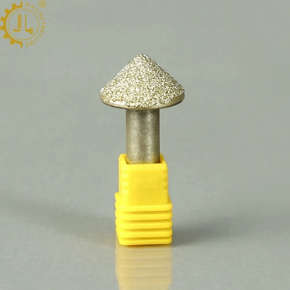 CNC Diamond Stone Carving Tools Vacuum Brazed Stone Granite Engraving Bit CNC Bits For Marble