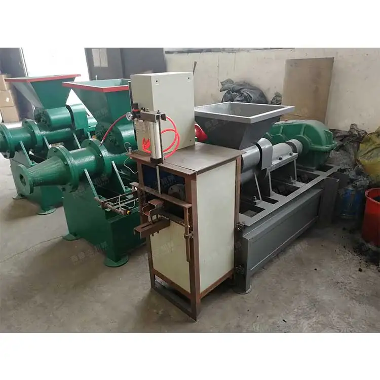 Bar extruder bio charcoal  Biomass briquette briket equipment sawdust wood press machine sawdust briquettes machine