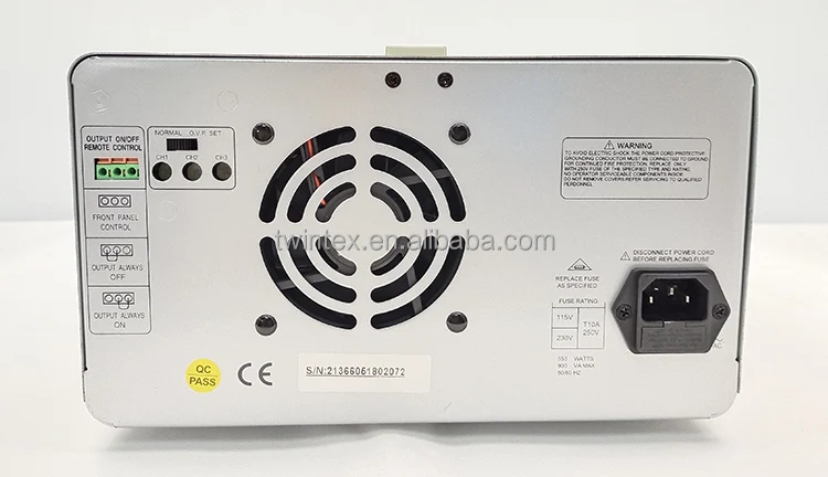 Two in One 30V 6A & 60V 3A DC Adjustable Regulated Laboratory Precision Multiple Output Dual Range Switching Power Supply