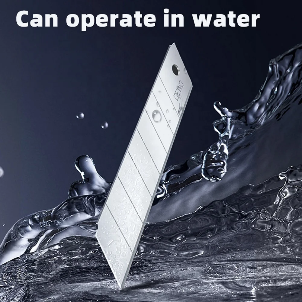 Stainless steel multi-purpose cutting blade 18mm wide 100mm long 0.5mm thickness cr13 material