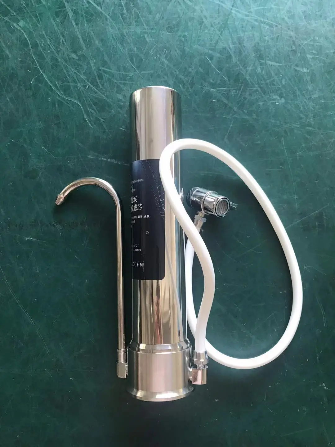 Stainless Steel Countertop Water Purifier Filter Faucet Water Filter System Ceramic Single Stage