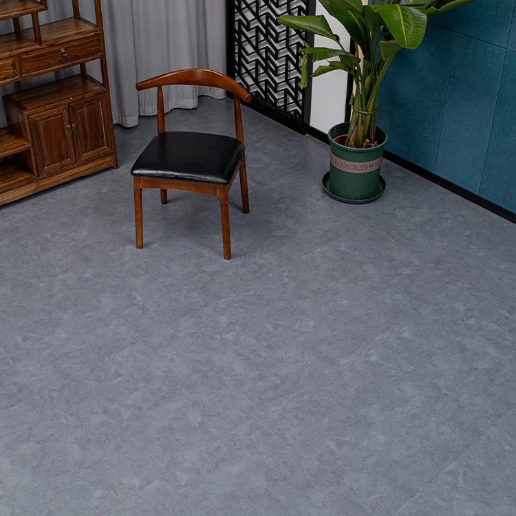 Flooring in The Kitchens Marble Fire Resistant Non Slip Dry Back Vinyl Flooring Self Adhesive PVC Floor Tiles