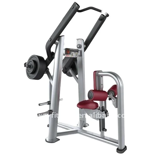 Otaway gym equipment indoor bodybuilding Plate Loaded Fitness Machine, fitness Front Pulldown(FW5-004)