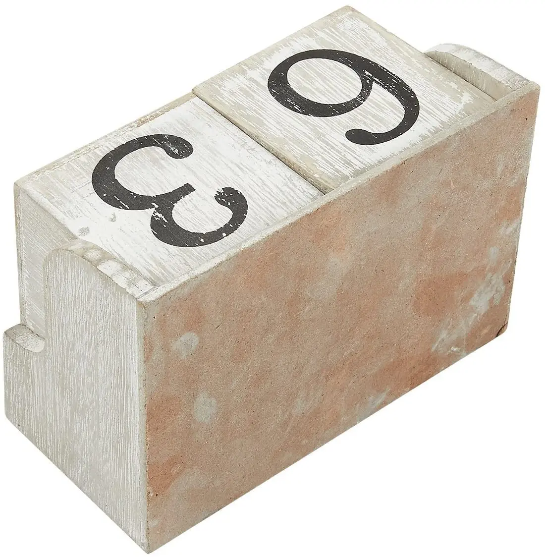 Calendario Personalizado  Mini Block Wooden Perpetual Home And Office Decor  Desk 2021 Advent Calendar