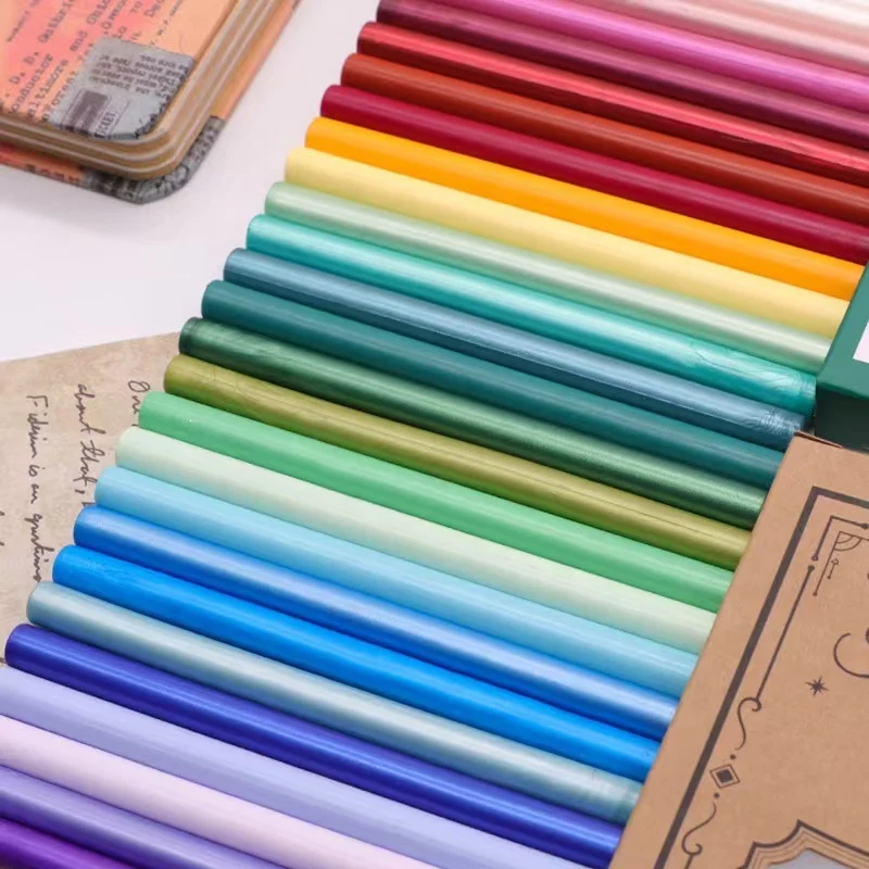 Mini 7mm * 100 mm various colors wax sticks