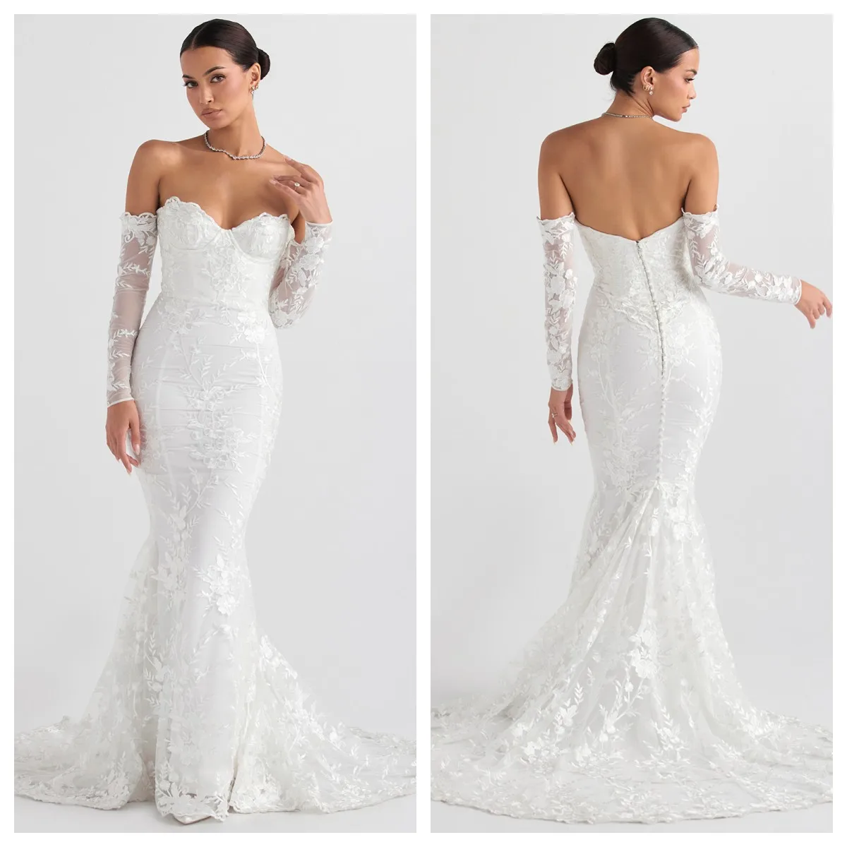 Custom Made Exquiste Wedding Dress High Quality Bridal Gown