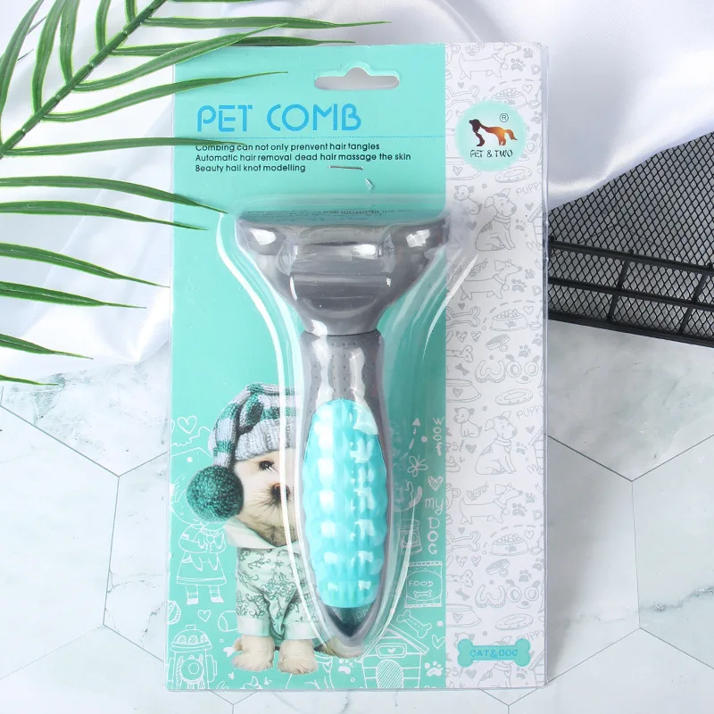 FY custom dog comb to float fur cat comb open knot comb pet supplies
