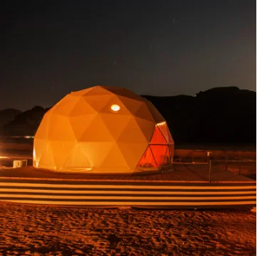 Forerunner customized luxury Geodesic Dome house glamping tent for adults camping waterproof windproof