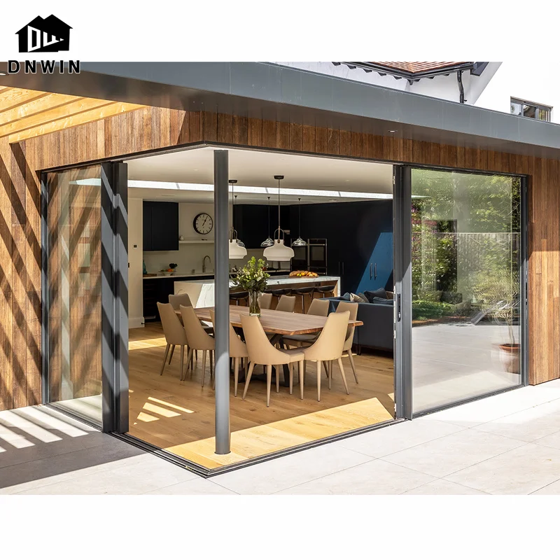 Factory customized house sliding door double glass soundproof aluminium outdoor sliding door