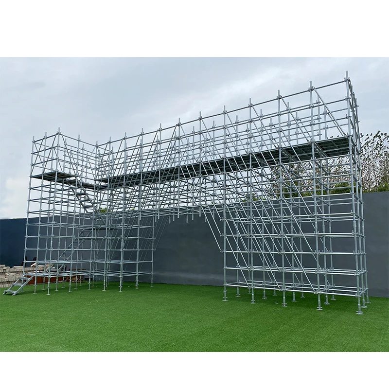 Rapid Galvanized Layher Steel Scaffolding Ringlock System for Construction Scaffold Tools Echafaudage Multidirectionnel Andamios